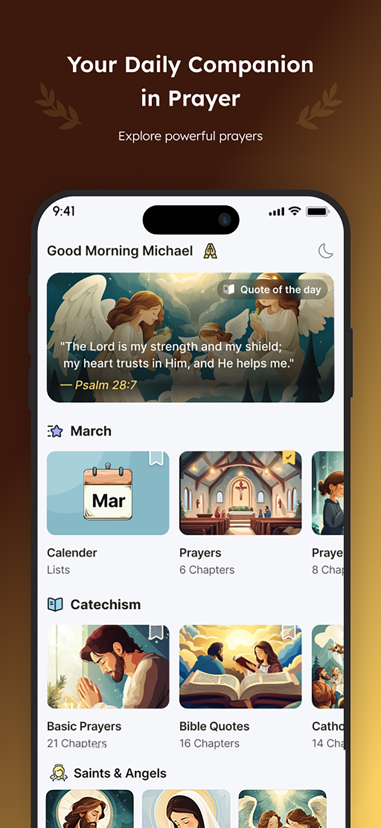 Your Daily Companion in Prayer – app screenshot